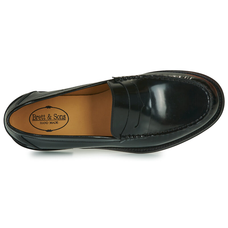 Brett & Sons 4700 Nero Mocassini Uomo - 6