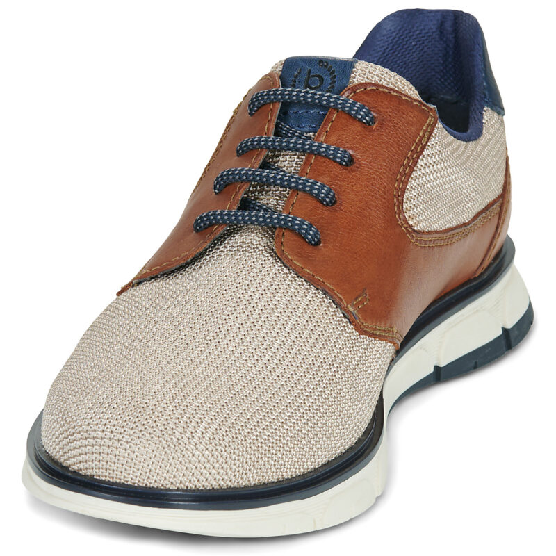 Bugatti Don Beige Derby Herren - Gr&ouml;&szlig;e 3
