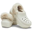 Sabots Crocs Stomp Lined blancs pour hommes - Pointure 5