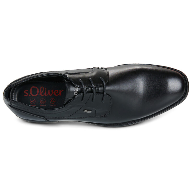 S.Oliver 2177745-9999 Nero Derby Uomo - 6