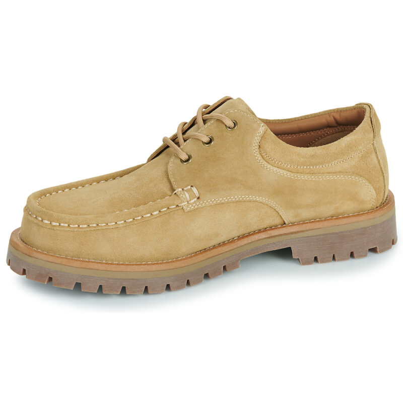 Selected  SLHHOLGER SUEDE BOAT  Beige -  Derby Uomo - 4