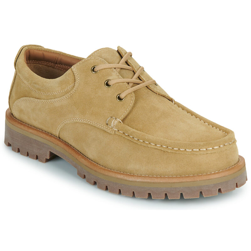 Selected  SLHHOLGER SUEDE BOAT  Beige -  Derby Uomo - 1