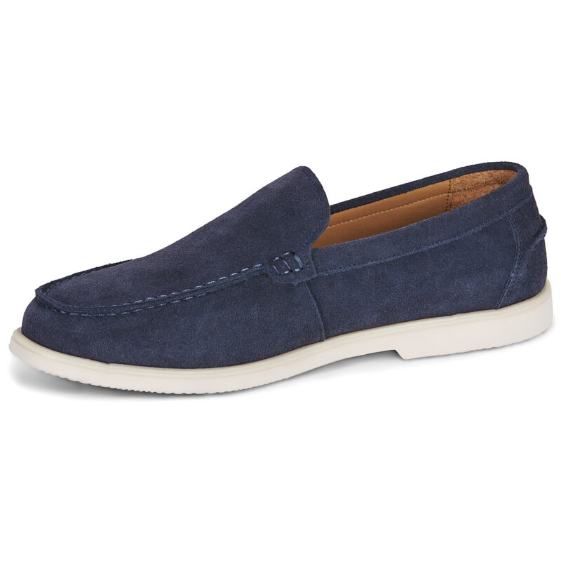 Selected SLHOWEN SUEDE CLEAN LOAFER Azul Mocasines Hombre - 4
