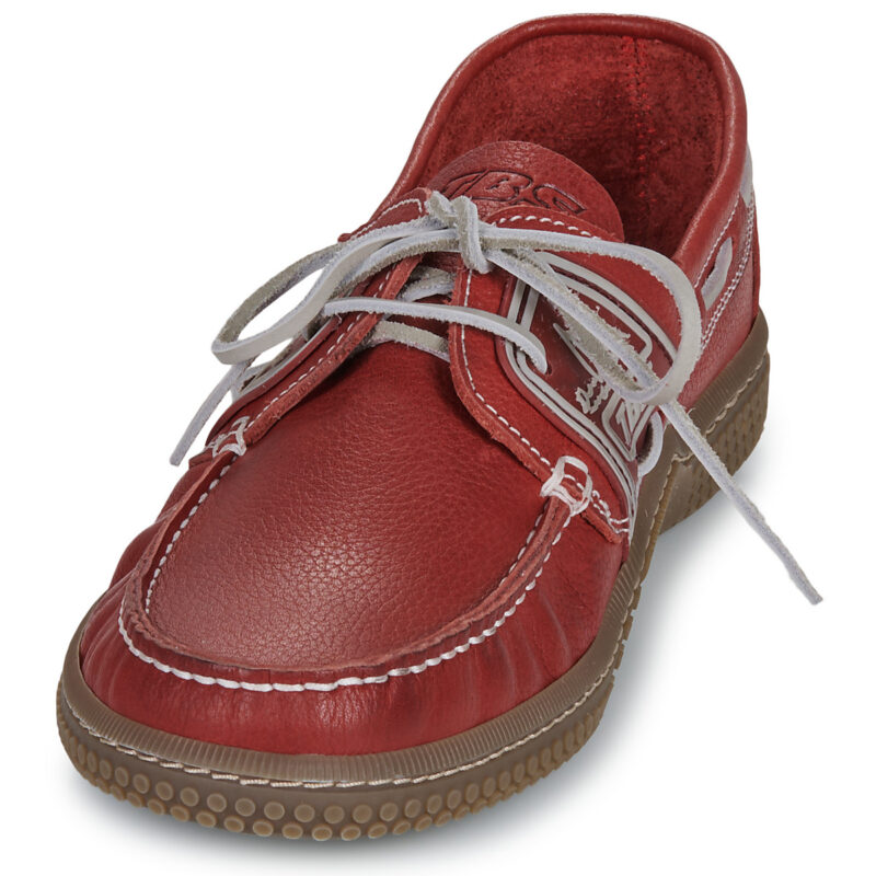 TBS  GLOBEK  Rosso -  Scarpe da barca Uomo - 3