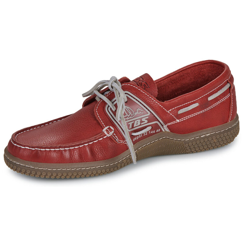 TBS  GLOBEK  Rosso -  Scarpe da barca Uomo - 4