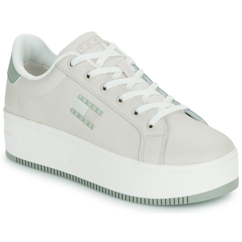 Tommy Jeans TJW FLATFORM ESS Beige Sneakers low women - 1