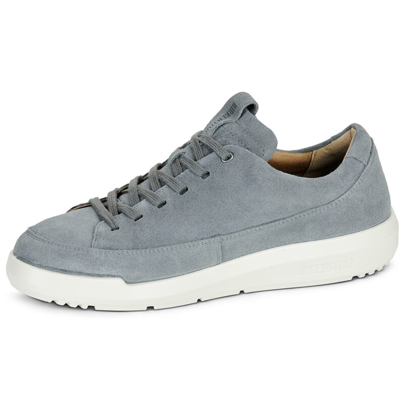 BIRKENSTOCK Melbourne Suede / Basalt / Grigio / Regular Sneakers Uomo - 4