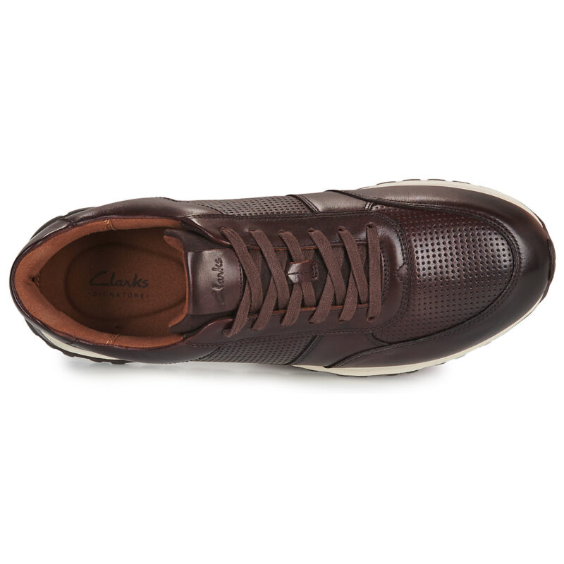 Clarks Radwell Tie Marrone Sneakers Uomo - 6