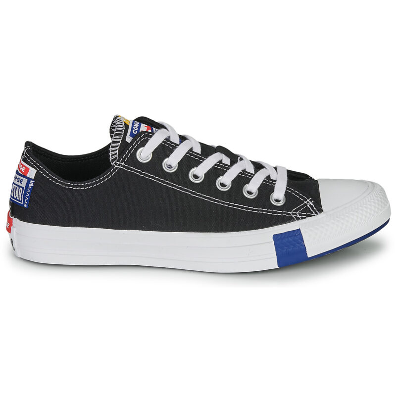 Converse CHUCK TAYLOR ALL STAR LOGO STACKED - OX Nero Sneakers Uomo - 2