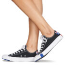 Converse CHUCK TAYLOR ALL STAR LOGO STACKED - OX Nero Sneakers Uomo - 8