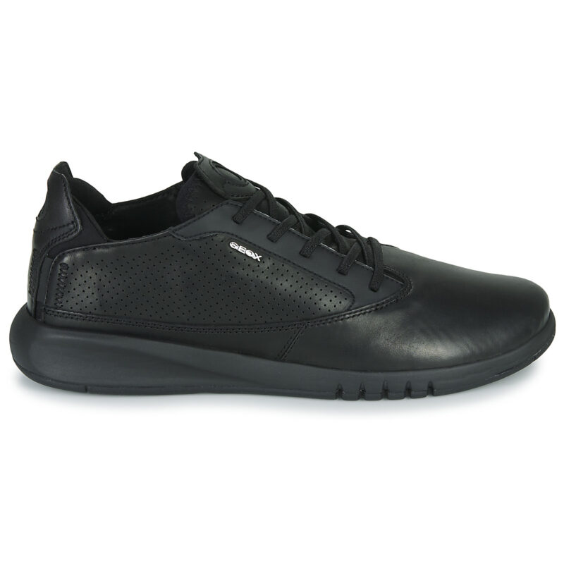 Geox U AERANTIS A Schwarze Herren-Sneaker - Gr&ouml;&szlig;e 2