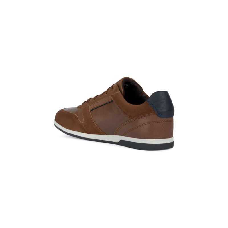 Geox U RENAN A Braune Herren-Sneaker - Gr&ouml;&szlig;e 5