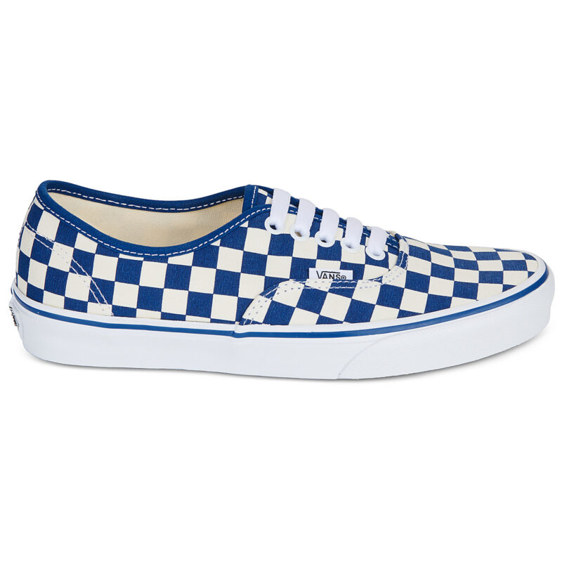 Vans Authentic AMQ - PRIMARY CHECK TRUE BLUE/WHITE Blu Sneakers Uomo - 2