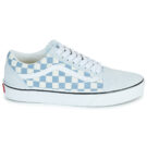 Vans  Old Skool CHECKERBOARD Dawn Mist  Blu -  Sneakers Uomo - 2
