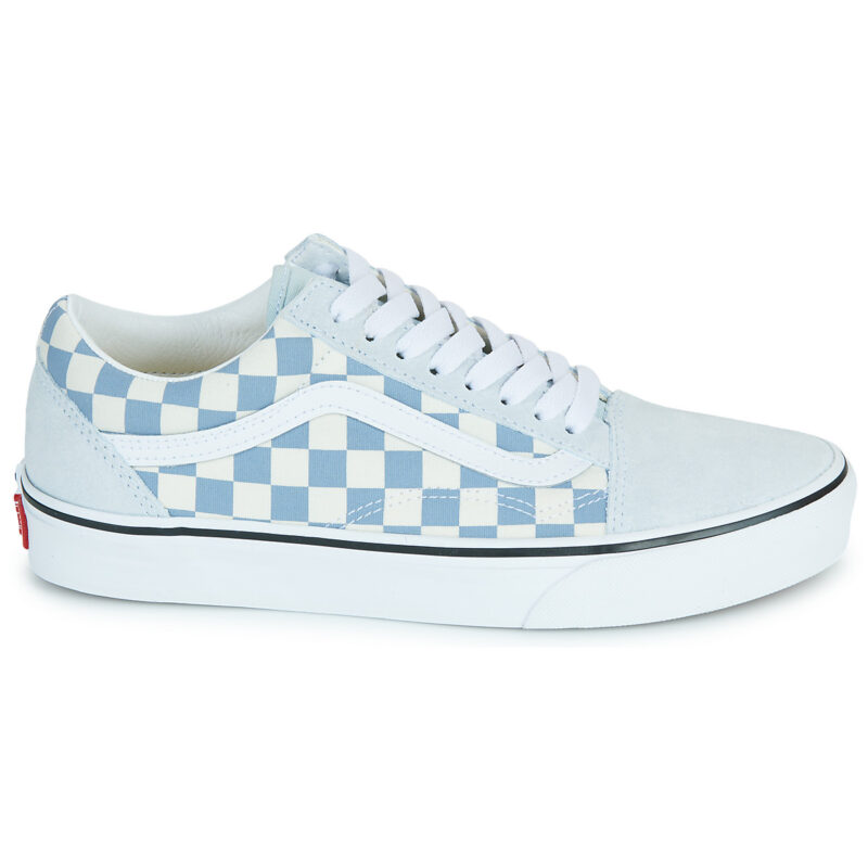 Vans  Old Skool CHECKERBOARD Dawn Mist  Blu -  Sneakers Uomo - 2