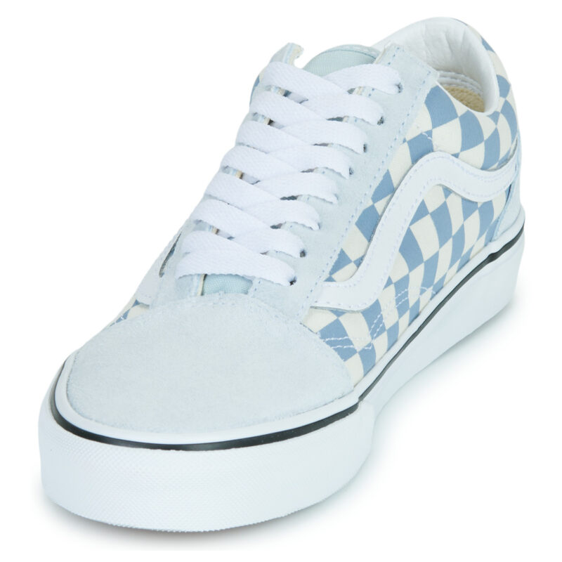 Vans  Old Skool CHECKERBOARD Dawn Mist  Blu -  Sneakers Uomo - 3