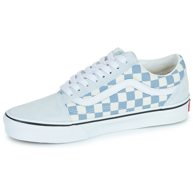 Vans  Old Skool CHECKERBOARD Dawn Mist  Blu -  Sneakers Uomo - 4