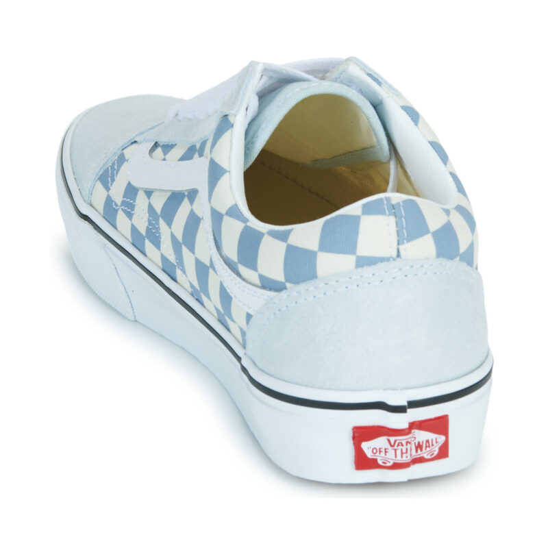 Vans  Old Skool CHECKERBOARD Dawn Mist  Blu -  Sneakers Uomo - 5