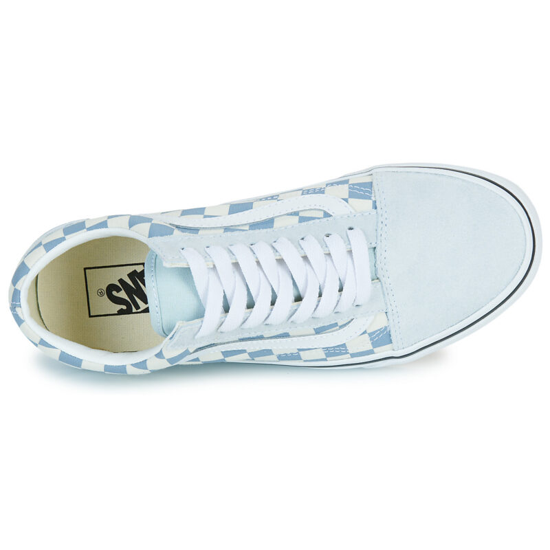 Vans  Old Skool CHECKERBOARD Dawn Mist  Blu -  Sneakers Uomo - 6