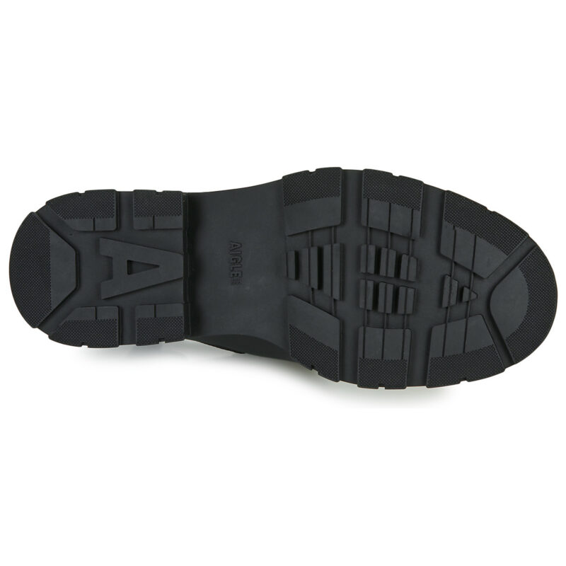 Aigle SOFT RAIN M Schwarze Herren-Regenstiefel - Gr&ouml;&szlig;e 7