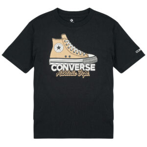 T-shirt ragazzo Converse  CNV SNKR GFX TEE  Nero Converse 198466965473