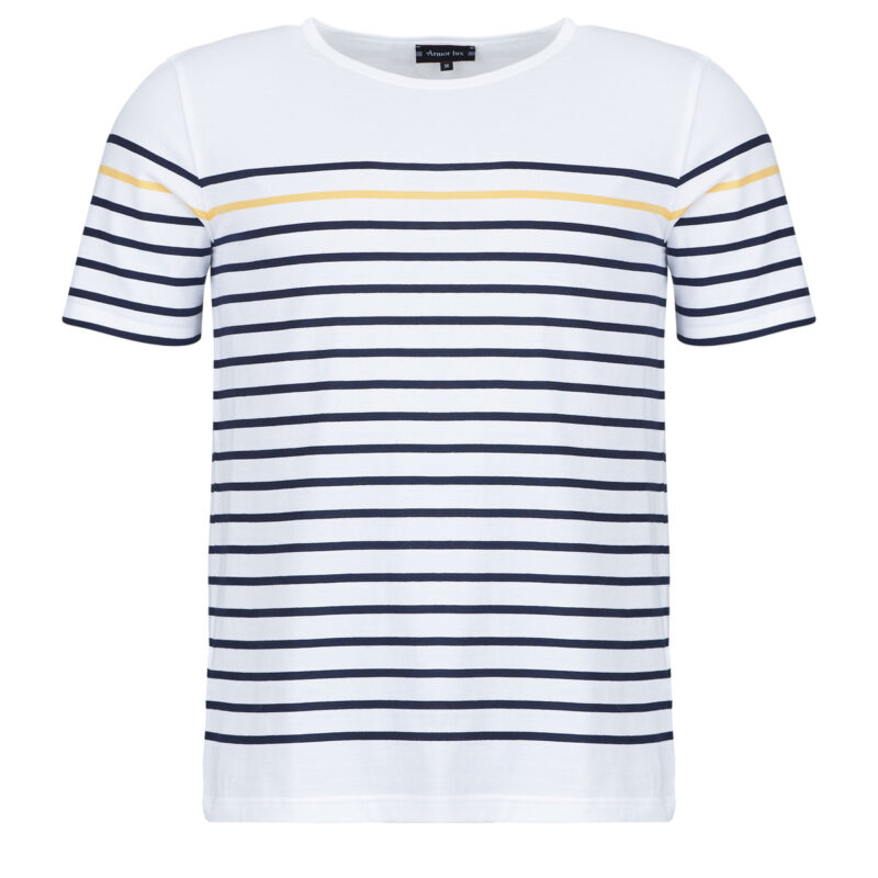 T-shirt Armor Lux REMP White Short Sleeve T-Shirt Men - 1
