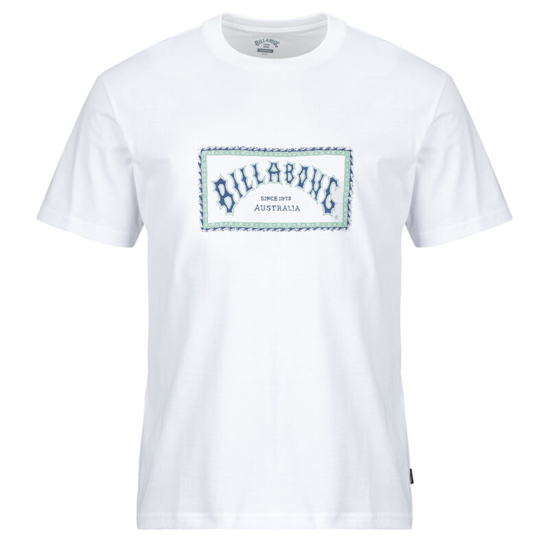 Camiseta de manga corta para hombre Billabong ARCH FRAME SS blanca - 1