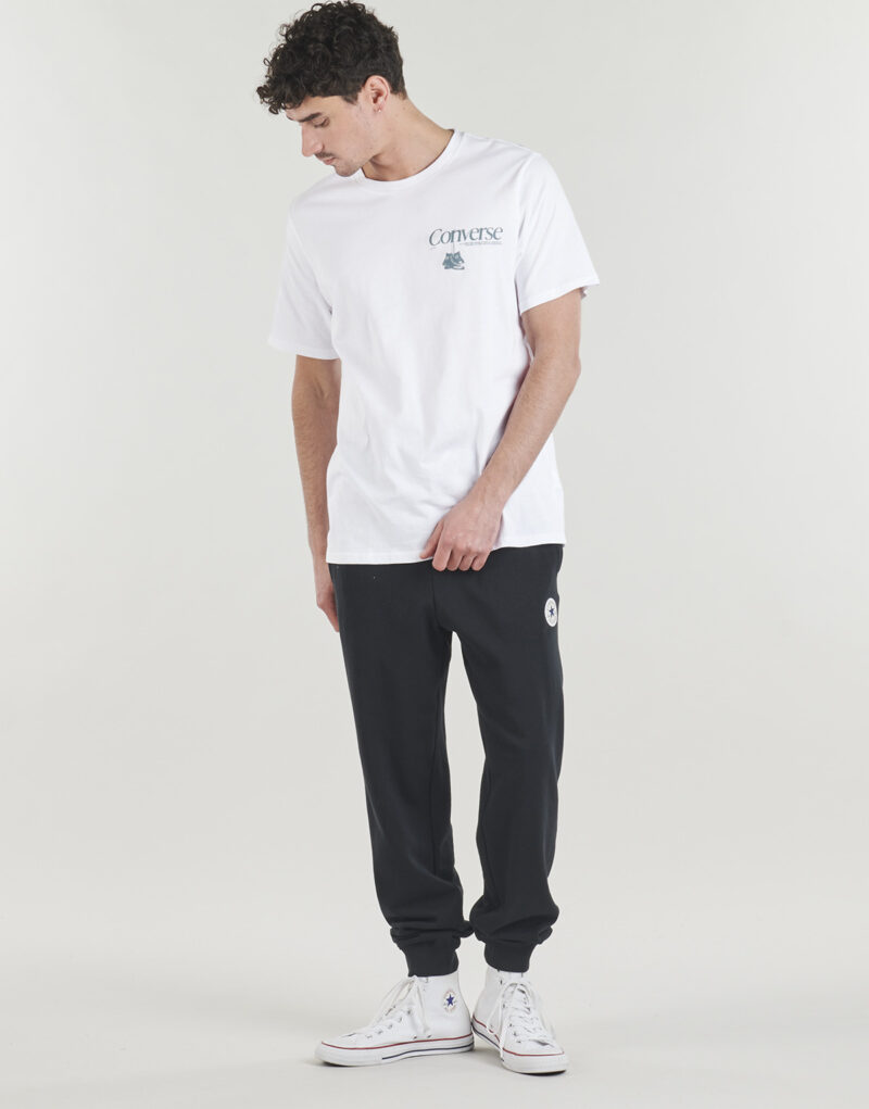 T-shirt Converse HANGING SHOES TEE Bianco T-shirt maniche corte Uomo - 3