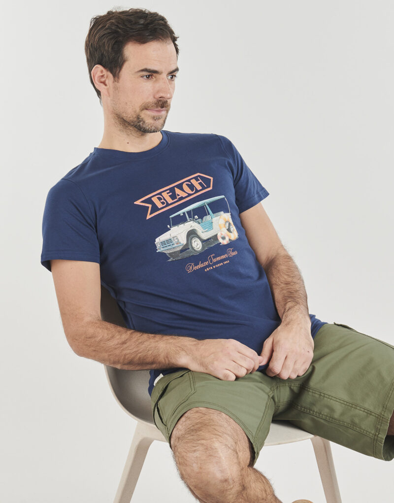 T-shirt Deeluxe BEACHWAY TS M Marine T-shirt maniche corte Uomo - 5