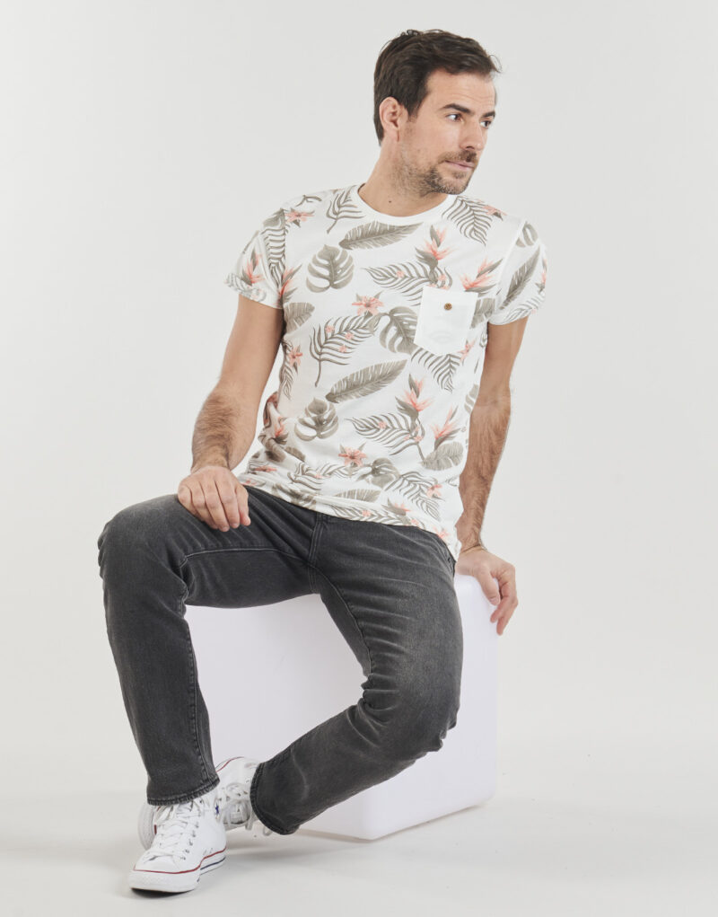 T-shirt Deeluxe NUBIE TS M m+ Beige Men's Short Sleeve T-Shirt - 2