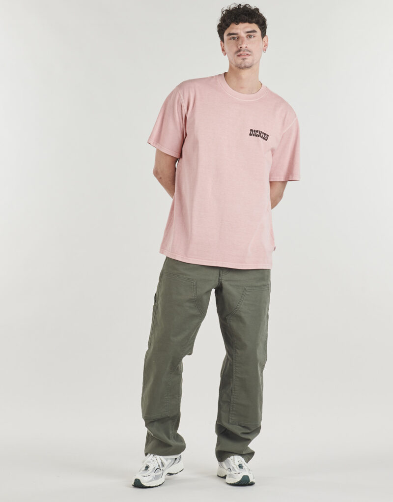 T-shirt Dickies BUCHTELL SS TEE BRIDAL ROSE Rosa T-shirt maniche corte Uomo - 3