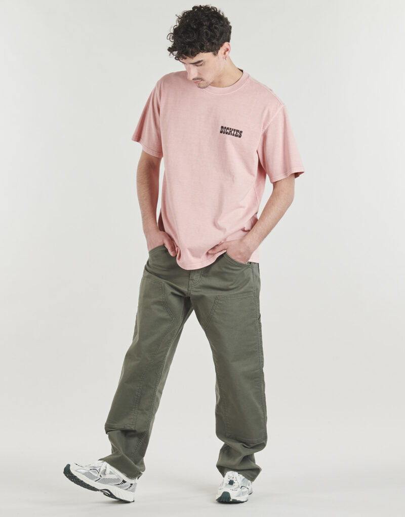 T-shirt Dickies BUCHTELL SS TEE BRIDAL ROSE Rosa T-shirt maniche corte Uomo - 4