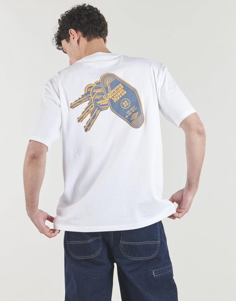 T-shirt Dickies PLAIN CITY SS TEE WHITE Bianco T-shirt maniche corte Uomo - 2