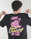 T-shirt Element POOL DRAINING SS Nero T-shirt maniche corte Uomo - 5