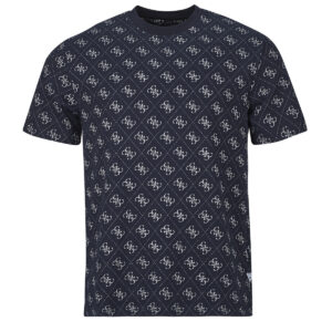 T-shirt uomo Guess  CN SS JACQUARD 4G KNIT TOP  Marine Guess 7625826037578