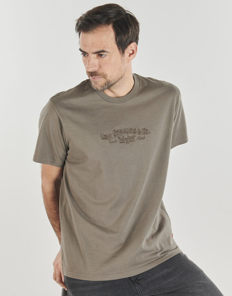T-shirt Levis SS RELAXED FIT TEE Kaki T-shirt maniche corte Uomo - 5
