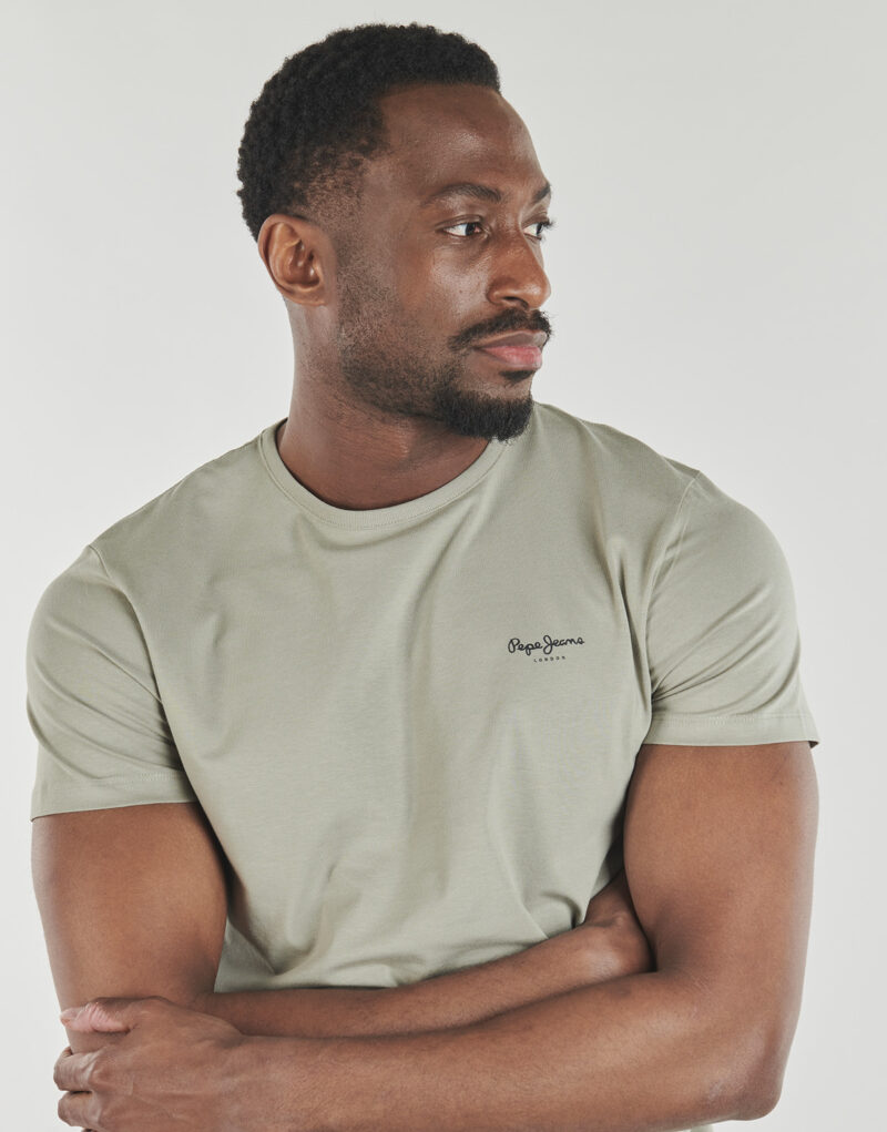 T-shirt Pepe jeans ORIGINAL BASIC 3N Verde T-shirt maniche corte Uomo - 5
