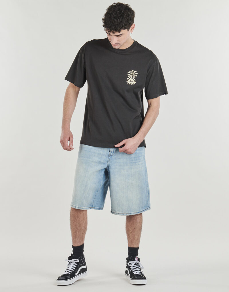 T-shirt Quiksilver EVO BLOSSOM OF PEACE Marrone T-shirt maniche corte Uomo - 3
