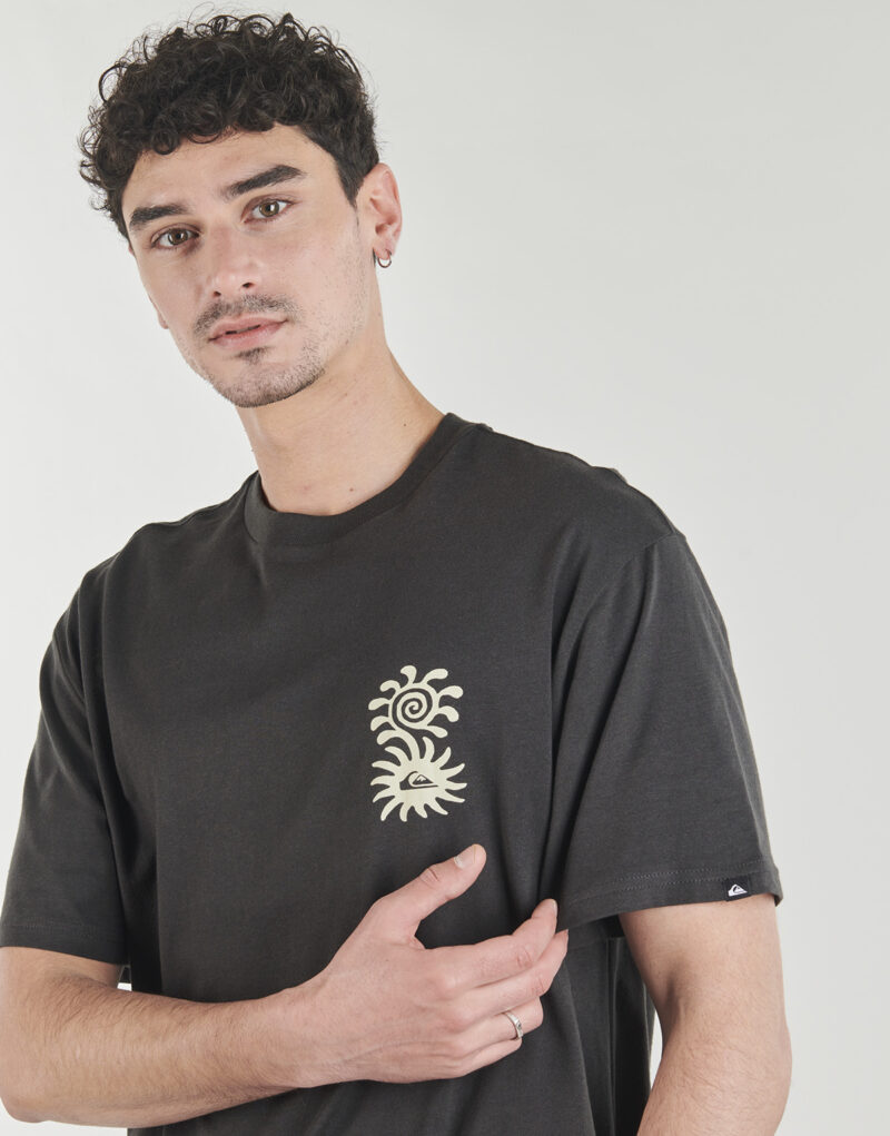 T-shirt Quiksilver EVO BLOSSOM OF PEACE Marrone T-shirt maniche corte Uomo - 5