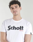 T-shirt Schott TS PK LOGO Multicolore T-shirt maniche corte Uomo - 5