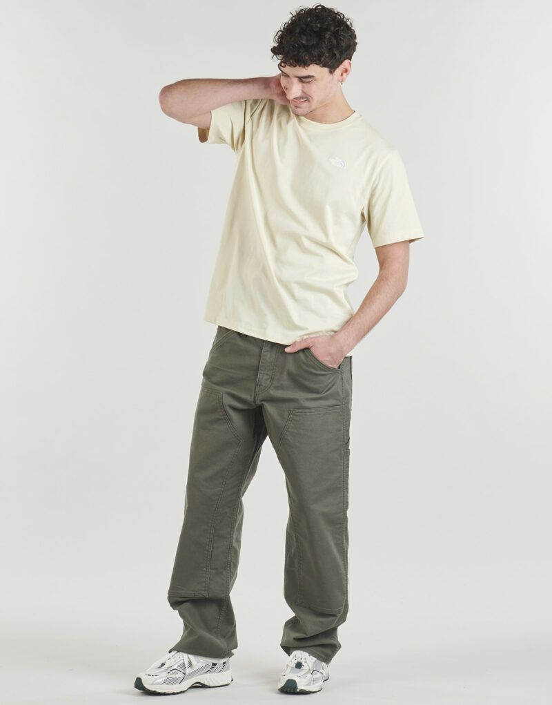 T-shirt The North Face EVOLUTION SIMPLE DOME REGULAR SHORT SL SUMMIT Beige T-shirt maniche corte Uomo - 3