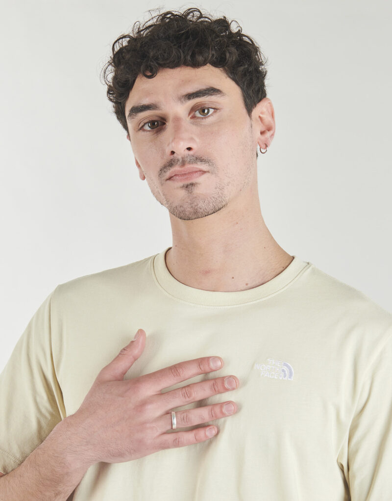 T-shirt The North Face EVOLUTION SIMPLE DOME REGULAR SHORT SL SUMMIT Beige T-shirt maniche corte Uomo - 5