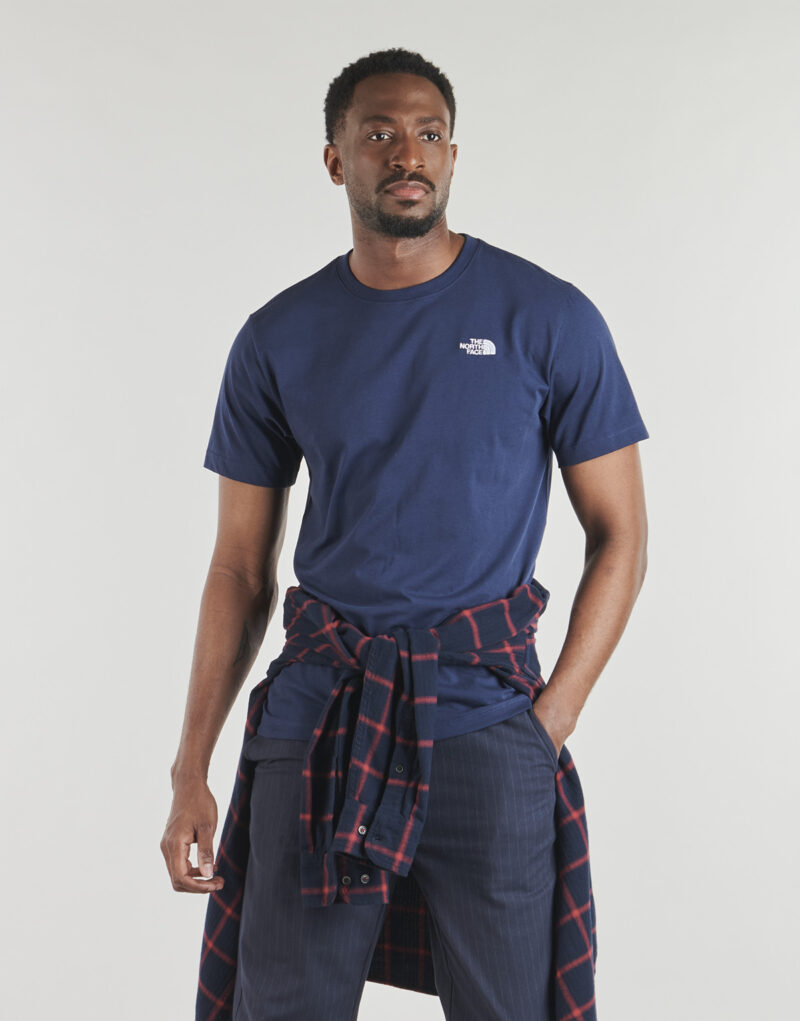 T-shirt The North Face EVOLUTION SIMPLE DOME REGULAR SHORT SL SUMMIT Marine T-shirt maniche corte Uomo - 2