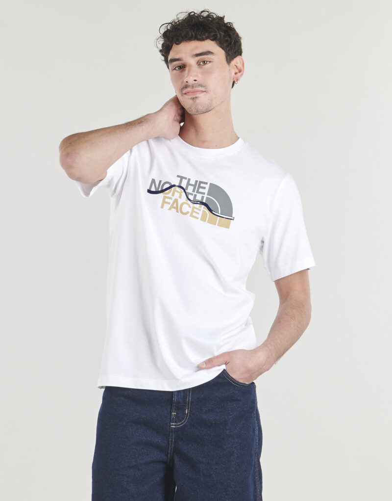 T-shirt The North Face MOUNTAIN LINE REGULAR SHORT SLEEVE TEE TNF Bianco T-shirt maniche corte Uomo - 2