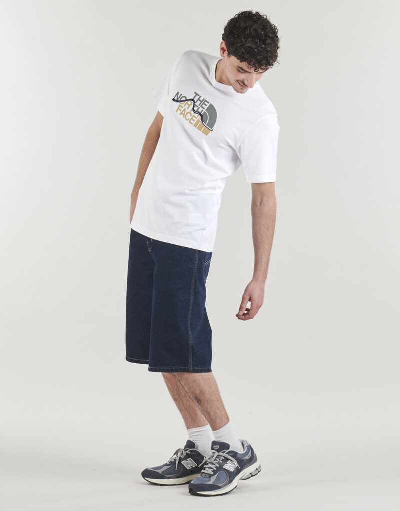 T-shirt The North Face MOUNTAIN LINE REGULAR SHORT SLEEVE TEE TNF Bianco T-shirt maniche corte Uomo - 3