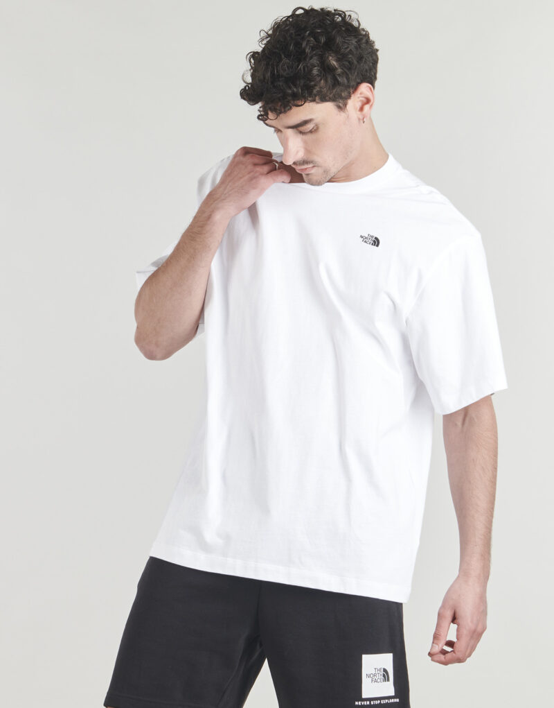 T-shirt The North Face TNF ESSENTIAL SIMPLE DOME OS SS TEE Bianco T-shirt maniche corte Uomo - 2