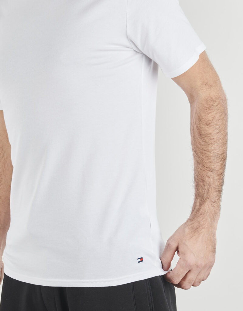 Tommy Hilfiger T-shirt STRETCH CN TEE SS X3 White Short-sleeved T-shirt Men - 5