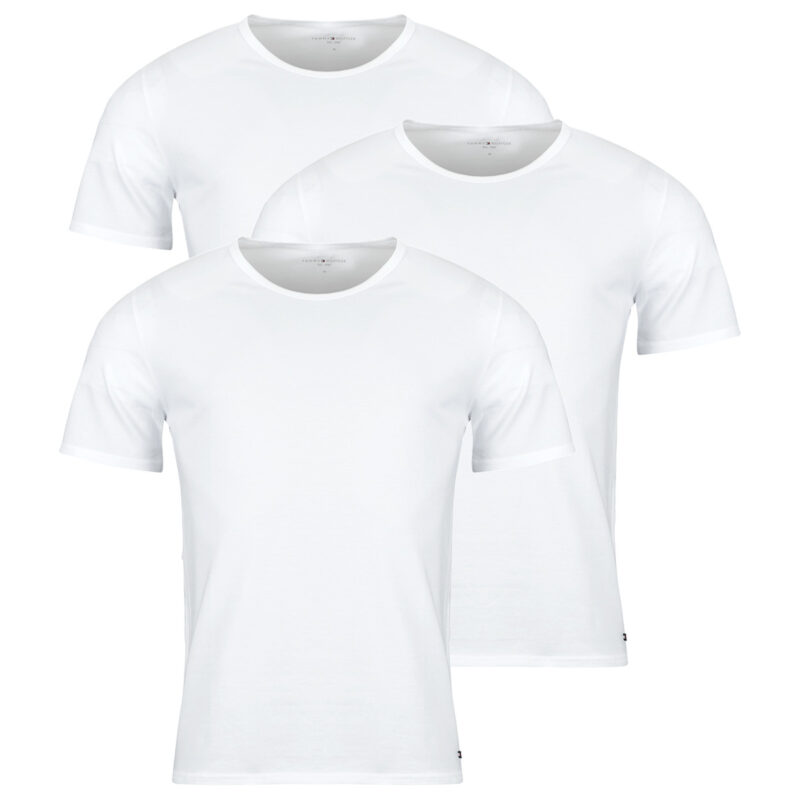 Tommy Hilfiger T-shirt STRETCH CN TEE SS X3 White Short-sleeved T-shirt Men - 1