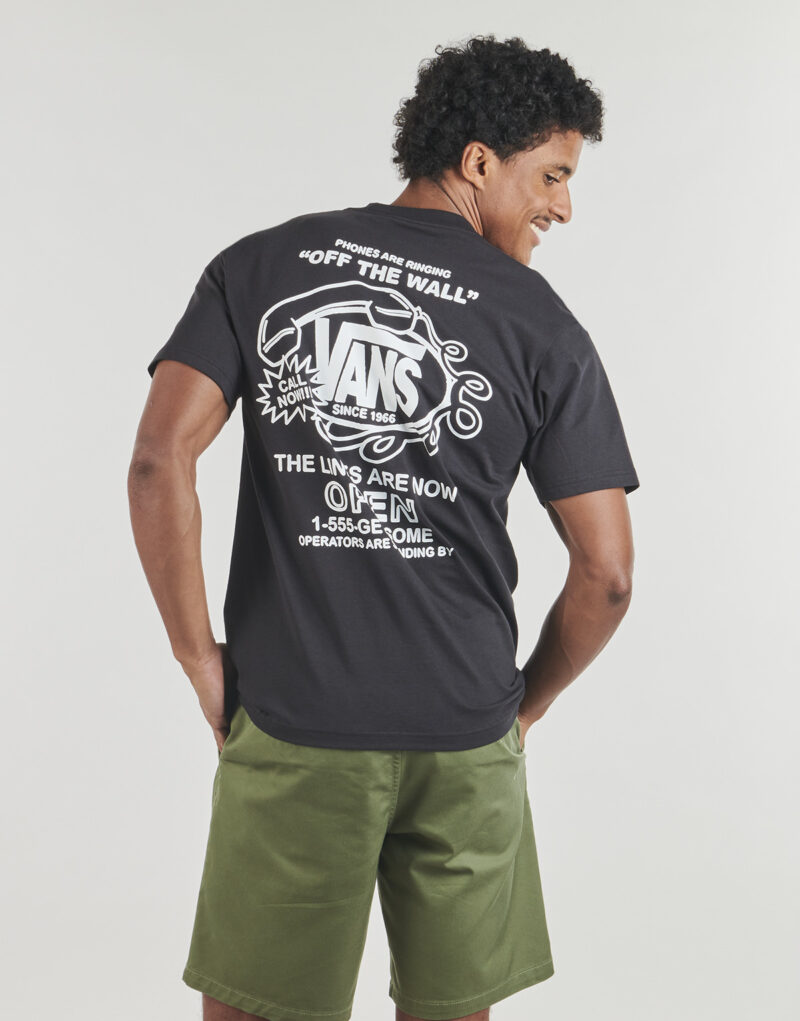 T-shirt Vans HOT LINES SS TEE Black Short sleeve t-shirt Man - 2