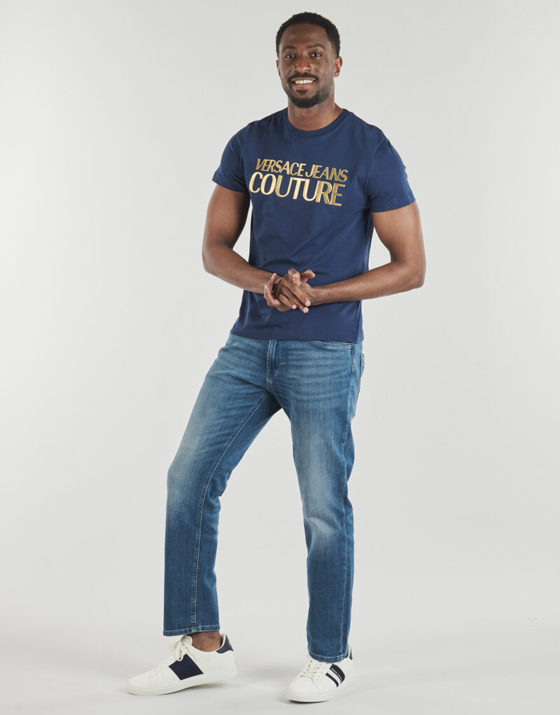 T-shirt Versace Jeans Couture 80GAHT00 Marine T-shirt maniche corte Uomo - 3